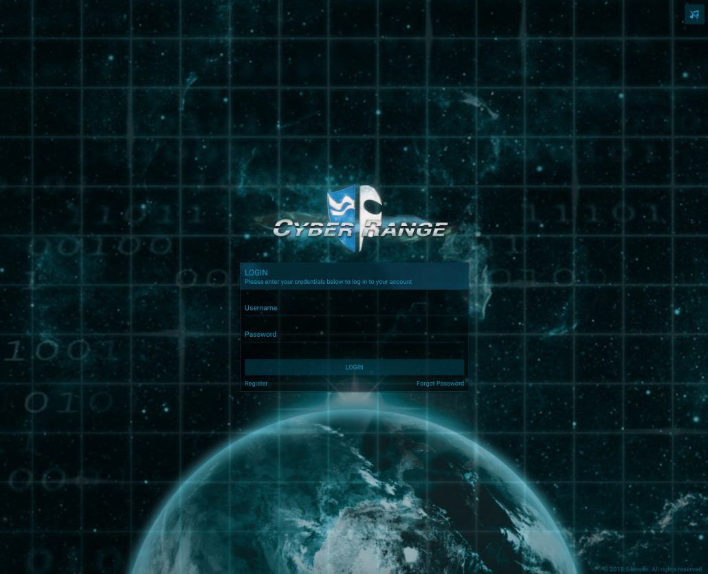 Login_Register_CyberRange